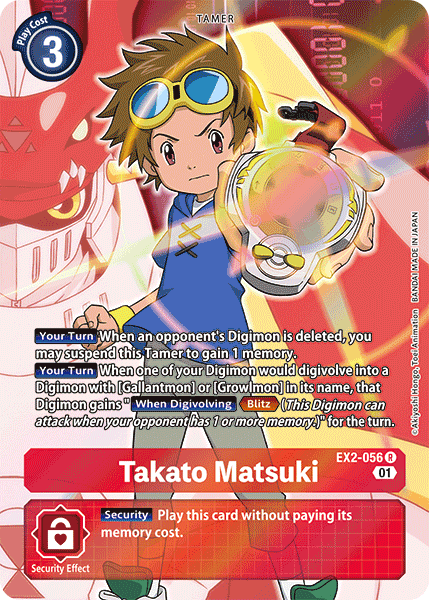 Takato Matsuki [EX2-056] (Alternate Art) [Digital Hazard] | Enigma On Main