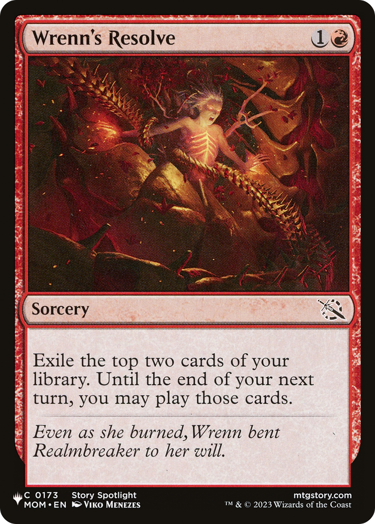 Wrenn's Resolve [The List Reprints] | Enigma On Main