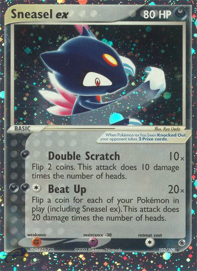 Sneasel ex (103/109) [EX: Ruby & Sapphire] | Enigma On Main