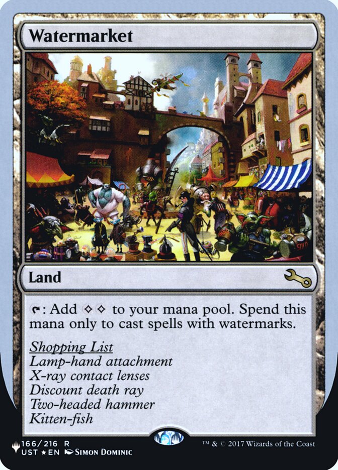 Watermarket (Unfinity Foil Edition) [The List] | Enigma On Main