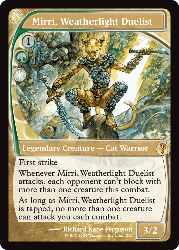 Mirri, Weatherlight Duelist (Future Sight) [Mystery Booster 2] | Enigma On Main