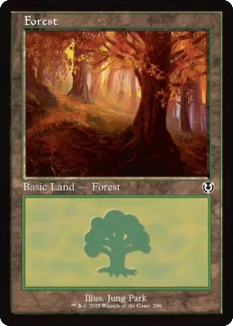 Forest (296) (Retro Frame) [Innistrad Remastered] | Enigma On Main