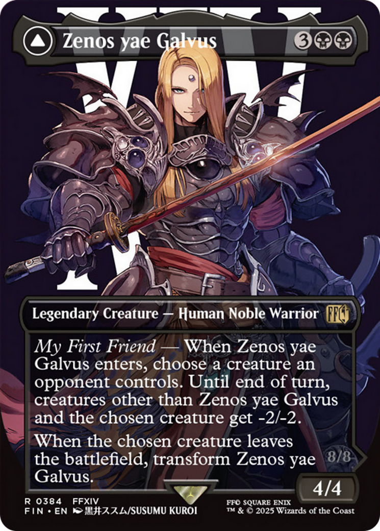 Zenos yae Galvus // Shinryu, Transcendent Rival (Borderless) [FINAL FANTASY] | Enigma On Main