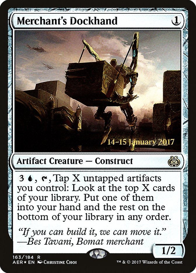 Merchant's Dockhand [Aether Revolt Prerelease Promos] | Enigma On Main