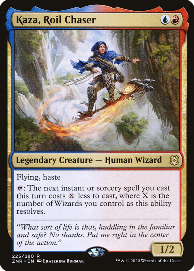 Kaza, Roil Chaser (Promo Pack) [Zendikar Rising Promos] | Enigma On Main