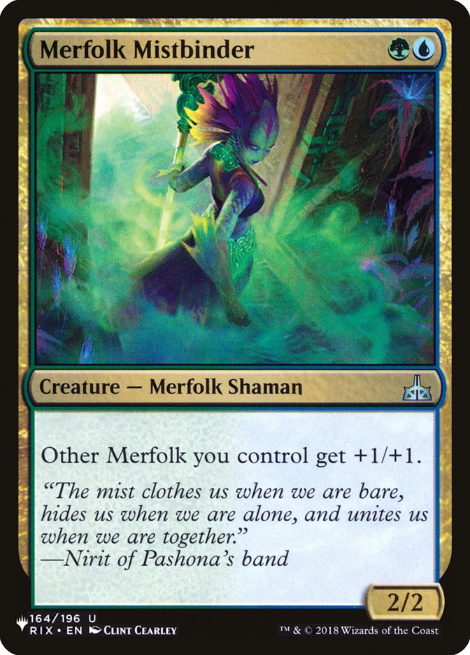 Merfolk Mistbinder [The List] | Enigma On Main