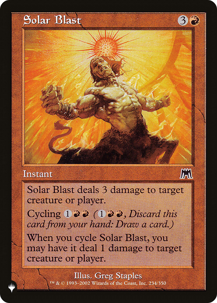 Solar Blast [The List] | Enigma On Main