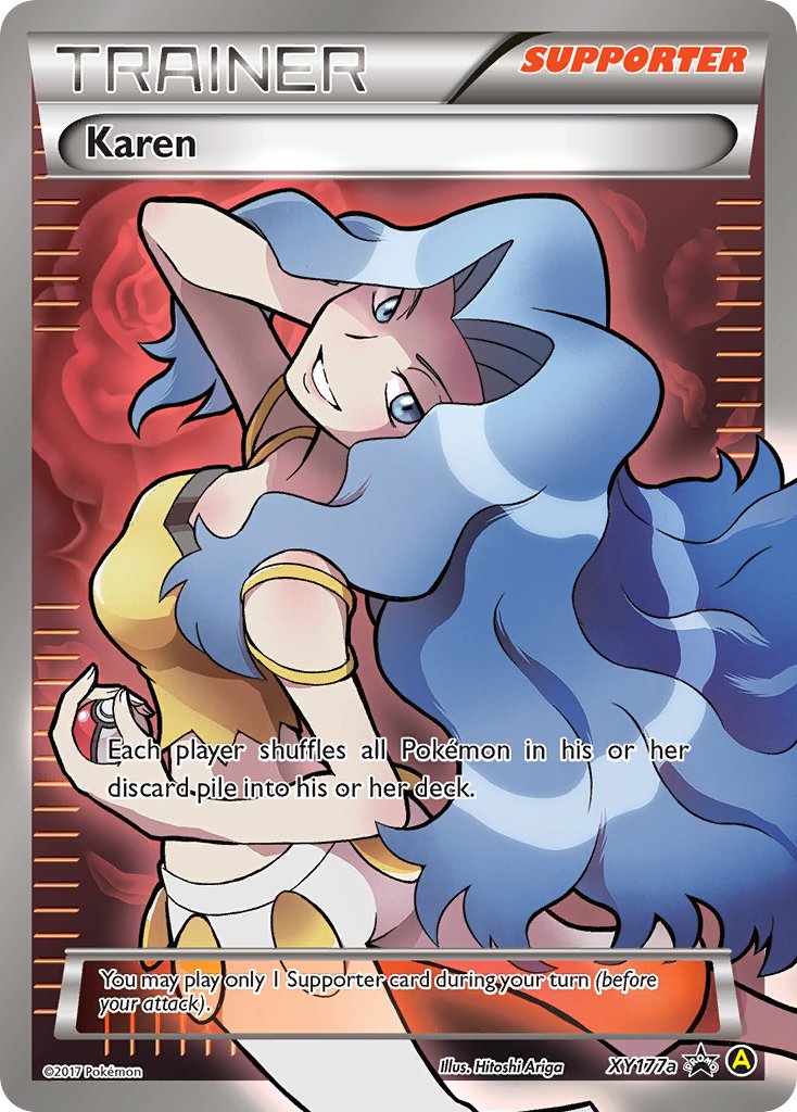 Karen (XY177a) [Alternate Art Promos] | Enigma On Main