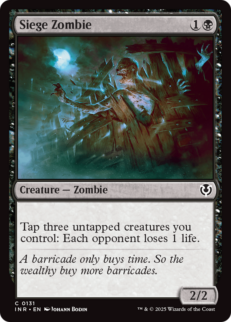 Siege Zombie [Innistrad Remastered] | Enigma On Main