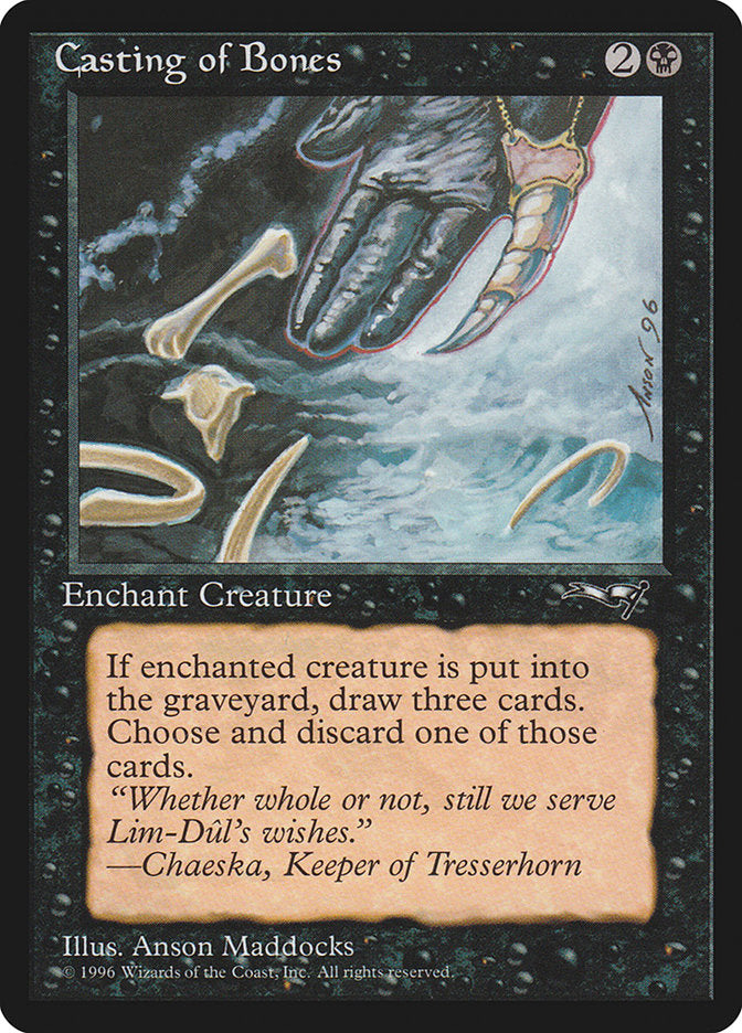 Casting of Bones (Claw Art) [Alliances] | Enigma On Main