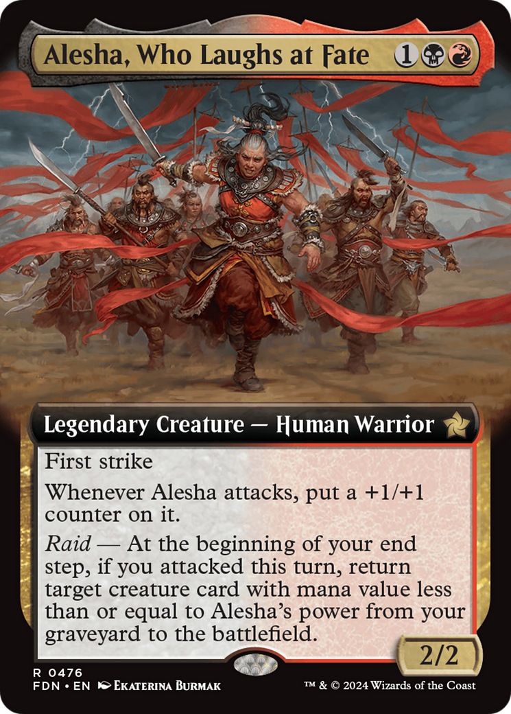 Alesha, Who Laughs at Fate (Extended Art) [Foundations] | Enigma On Main