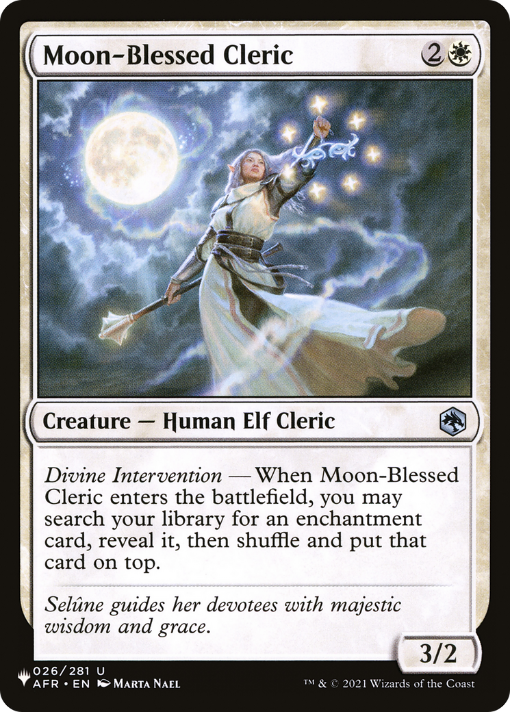 Moon-Blessed Cleric [The List] | Enigma On Main