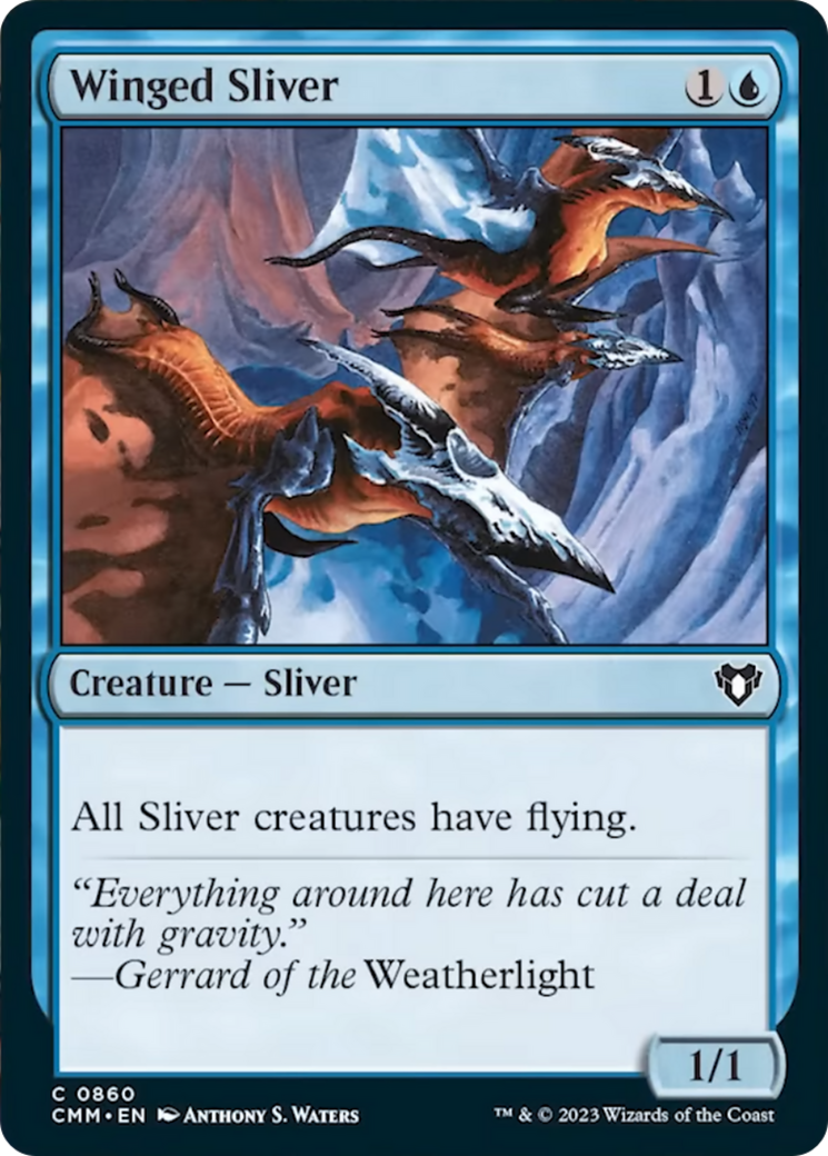 Winged Sliver [Commander Masters] | Enigma On Main