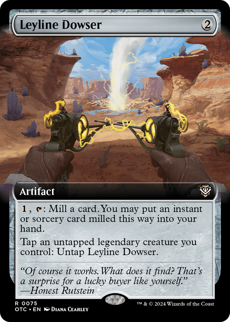 Leyline Dowser (Extended Art) [Outlaws of Thunder Junction Commander] | Enigma On Main