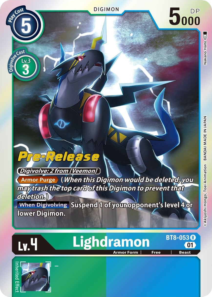 Lighdramon [BT8-053] [New Awakening Pre-Release Cards] | Enigma On Main