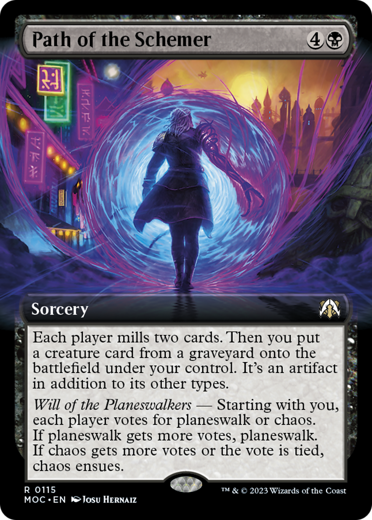 Path of the Schemer (Extended Art) [March of the Machine Commander] | Enigma On Main