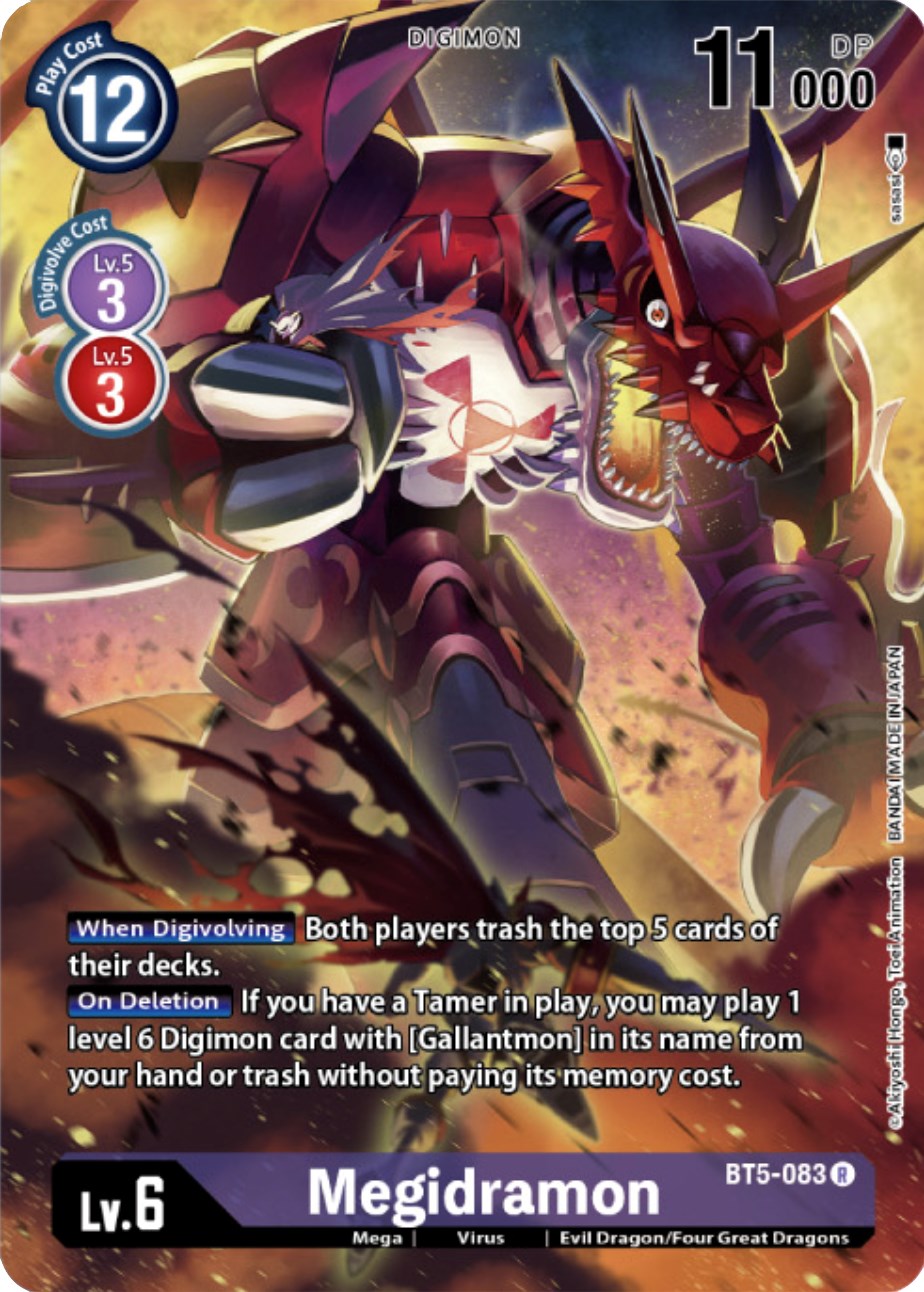 Megidramon [BT5-083] (Digimon Card Game Deck Box Set) [Battle of Omni Promos] | Enigma On Main