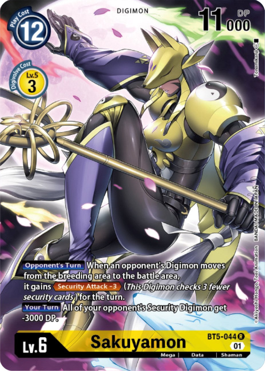 Sakuyamon [BT5-044] (Digimon Card Game Deck Box Set) [Battle of Omni Promos] | Enigma On Main