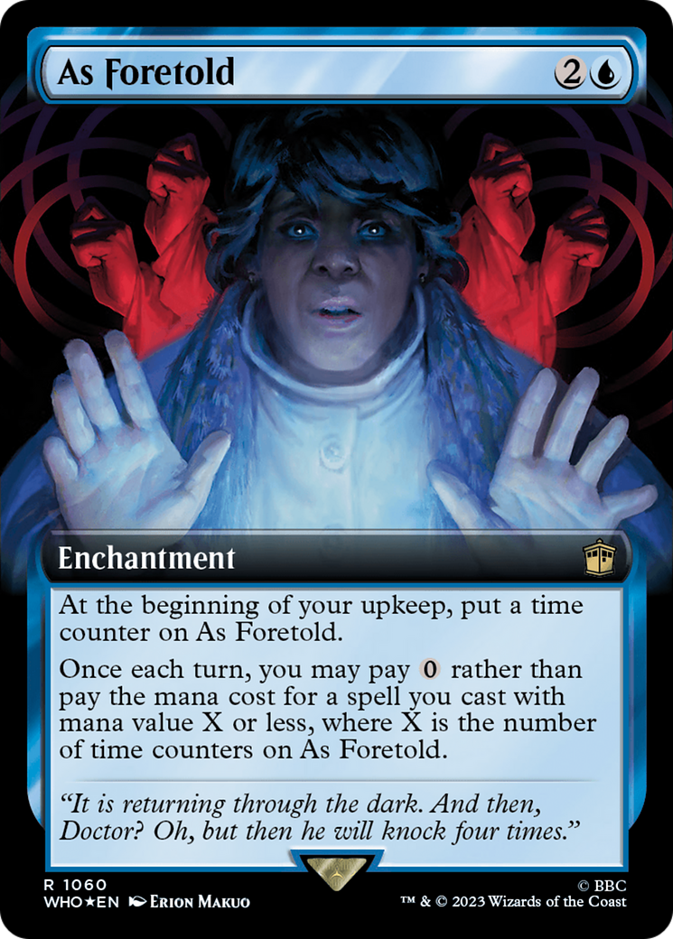 As Foretold (Extended Art) (Surge Foil) [Doctor Who] | Enigma On Main