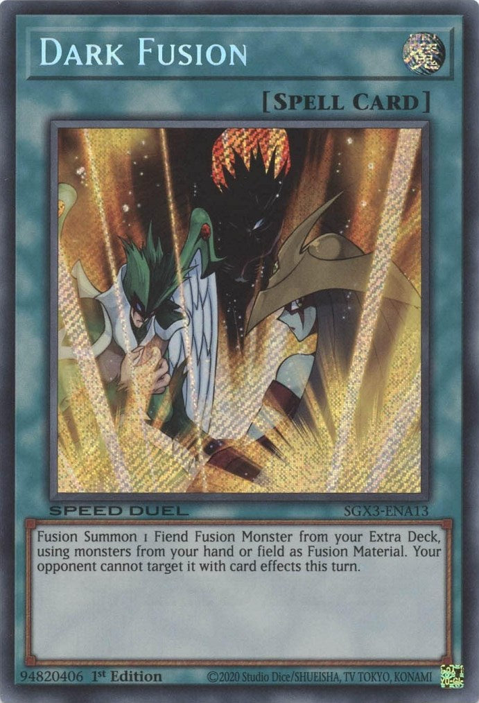 Dark Fusion [SGX3-ENA13] Secret Rare | Enigma On Main