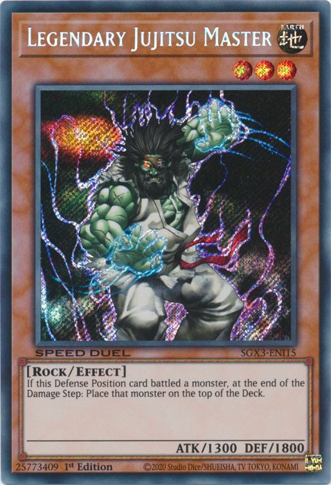 Legendary Jujitsu Master [SGX3-ENI15] Secret Rare | Enigma On Main