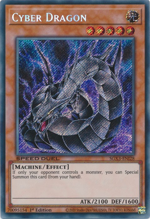 Cyber Dragon [SGX3-ENI28] Secret Rare | Enigma On Main