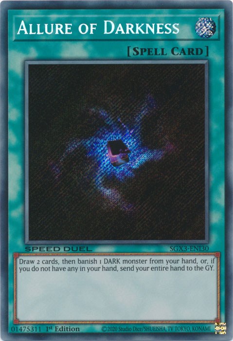 Allure of Darkness [SGX3-ENI30] Secret Rare | Enigma On Main