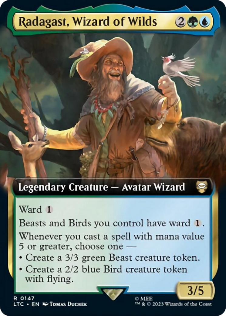 Radagast, Wizard of Wilds (Extended Art) [The Lord of the Rings: Tales of Middle-Earth Commander] | Enigma On Main