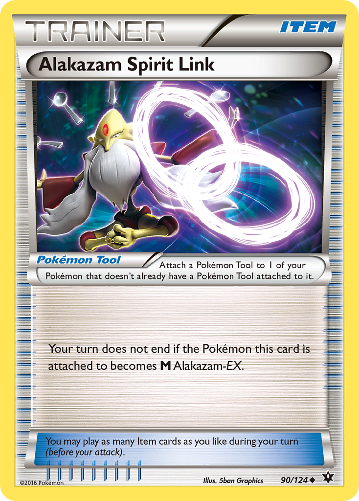 Alakazam Spirit Link (90/124) [XY: Fates Collide] | Enigma On Main