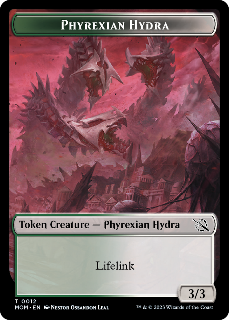 Phyrexian Hydra Token (12) [March of the Machine Tokens] | Enigma On Main