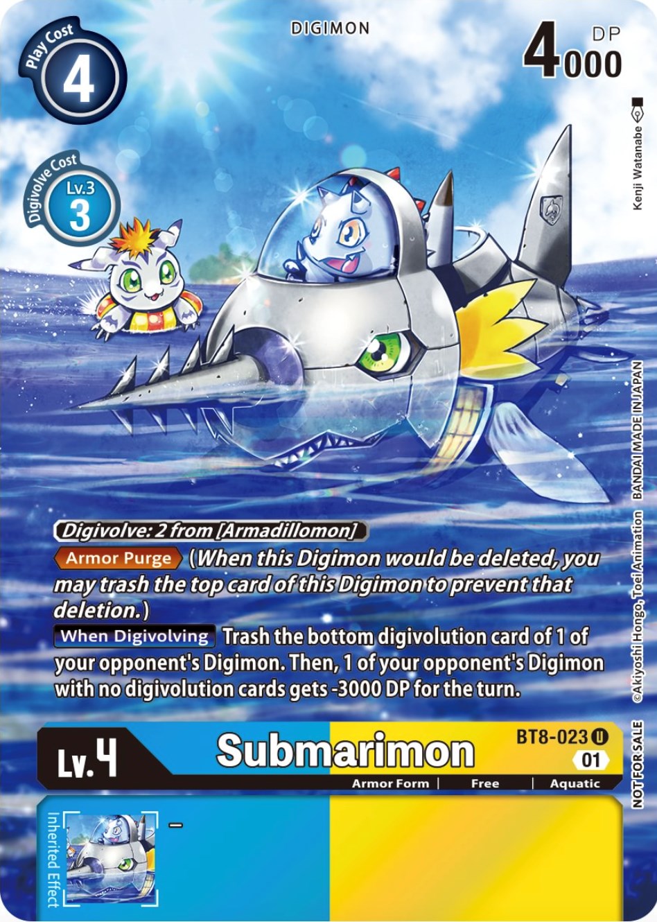 Submarimon [BT8-023] (Official Tournament Pack Vol.9) [New Awakening Promos] | Enigma On Main