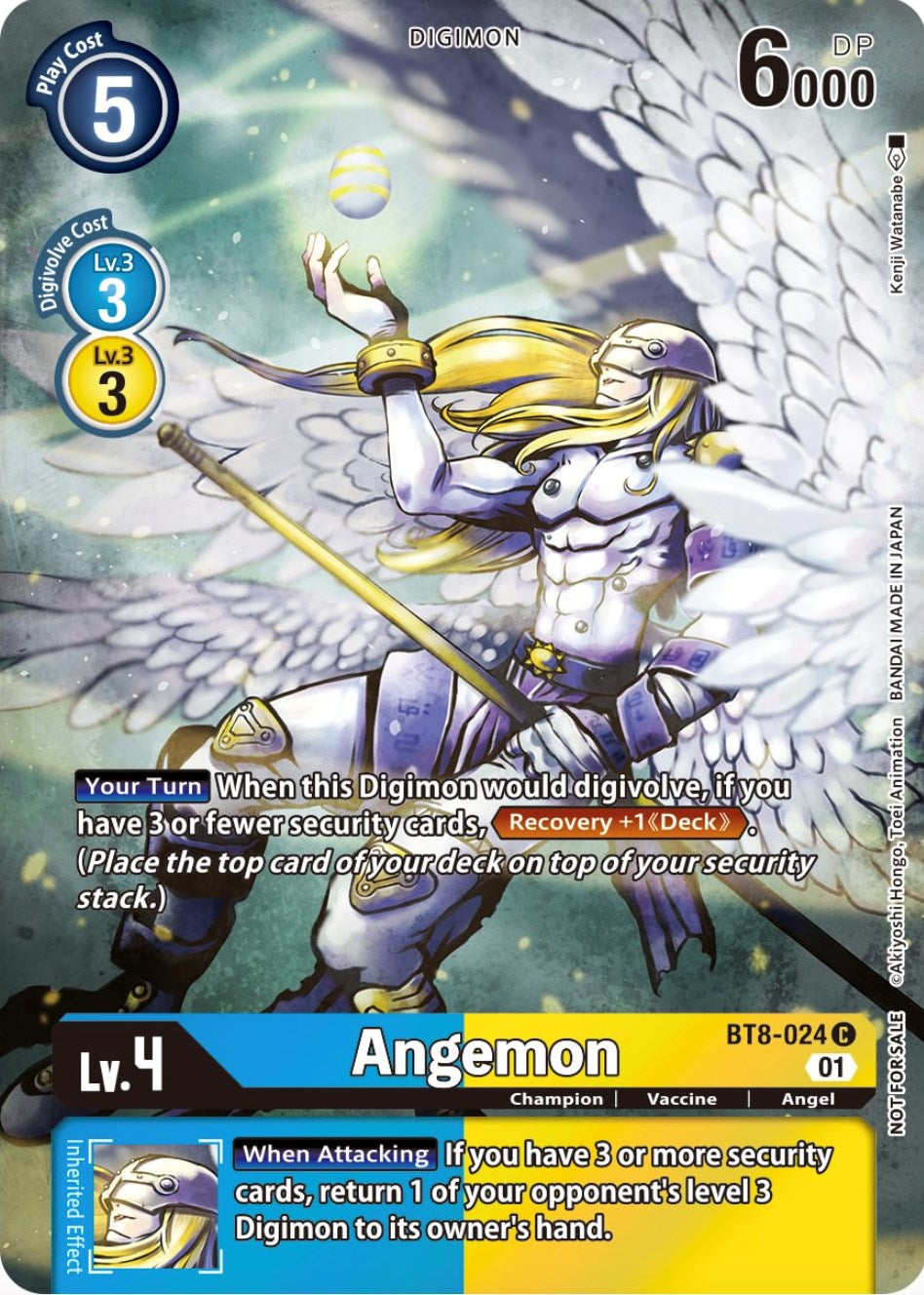 Angemon [BT8-024] (Official Tournament Pack Vol.9) [New Awakening Promos] | Enigma On Main