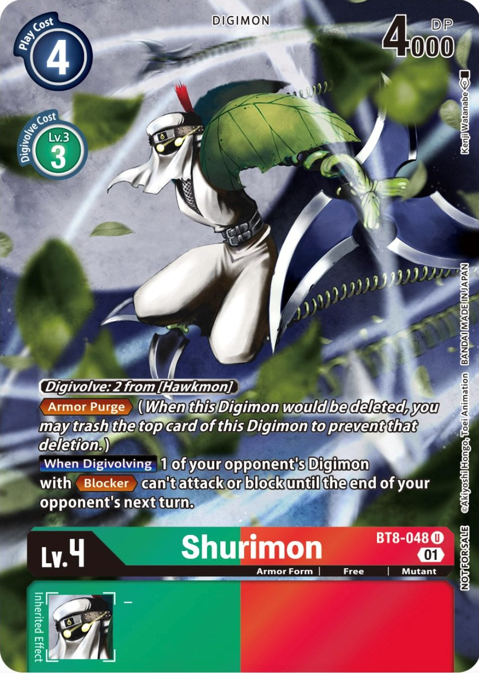 Shurimon [BT8-048] (Official Tournament Pack Vol.9) [New Awakening Promos] | Enigma On Main