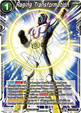 Raging Transformation (P-325) [Tournament Promotion Cards] | Enigma On Main