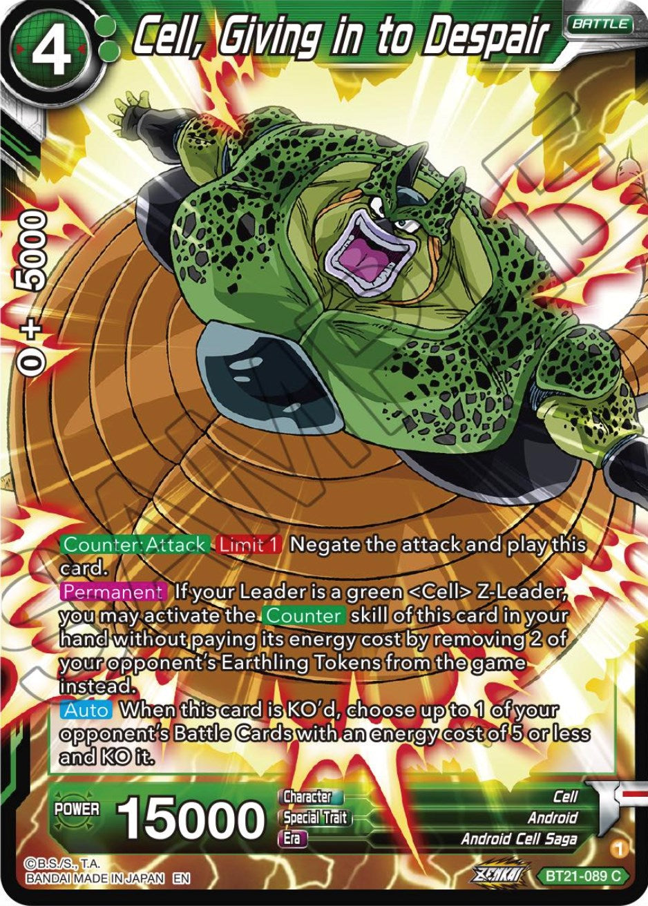 Cell, Giving in to Despair (BT21-089) [Wild Resurgence] | Enigma On Main