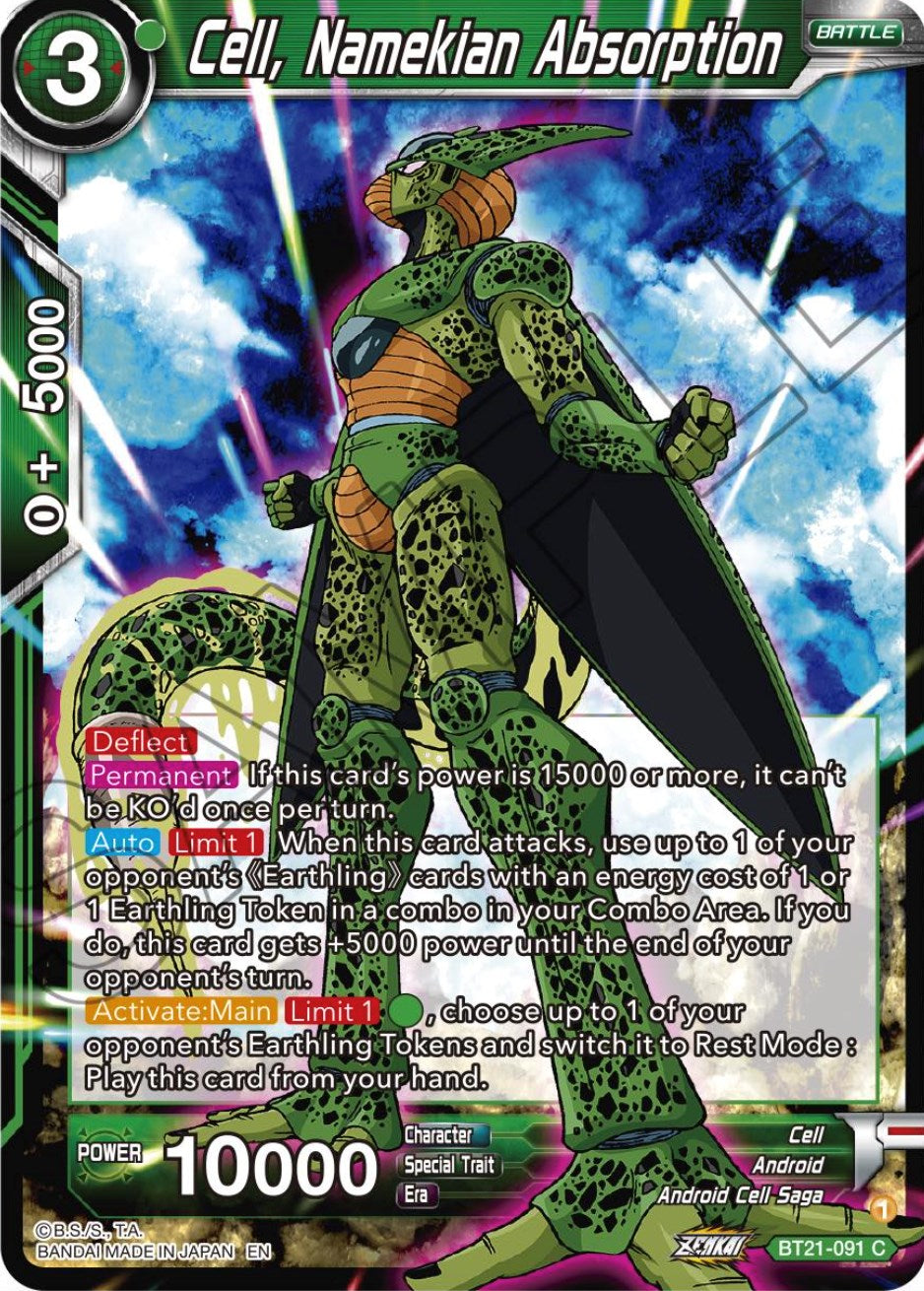 Cell, Namekian Absorption (BT21-091) [Wild Resurgence] | Enigma On Main