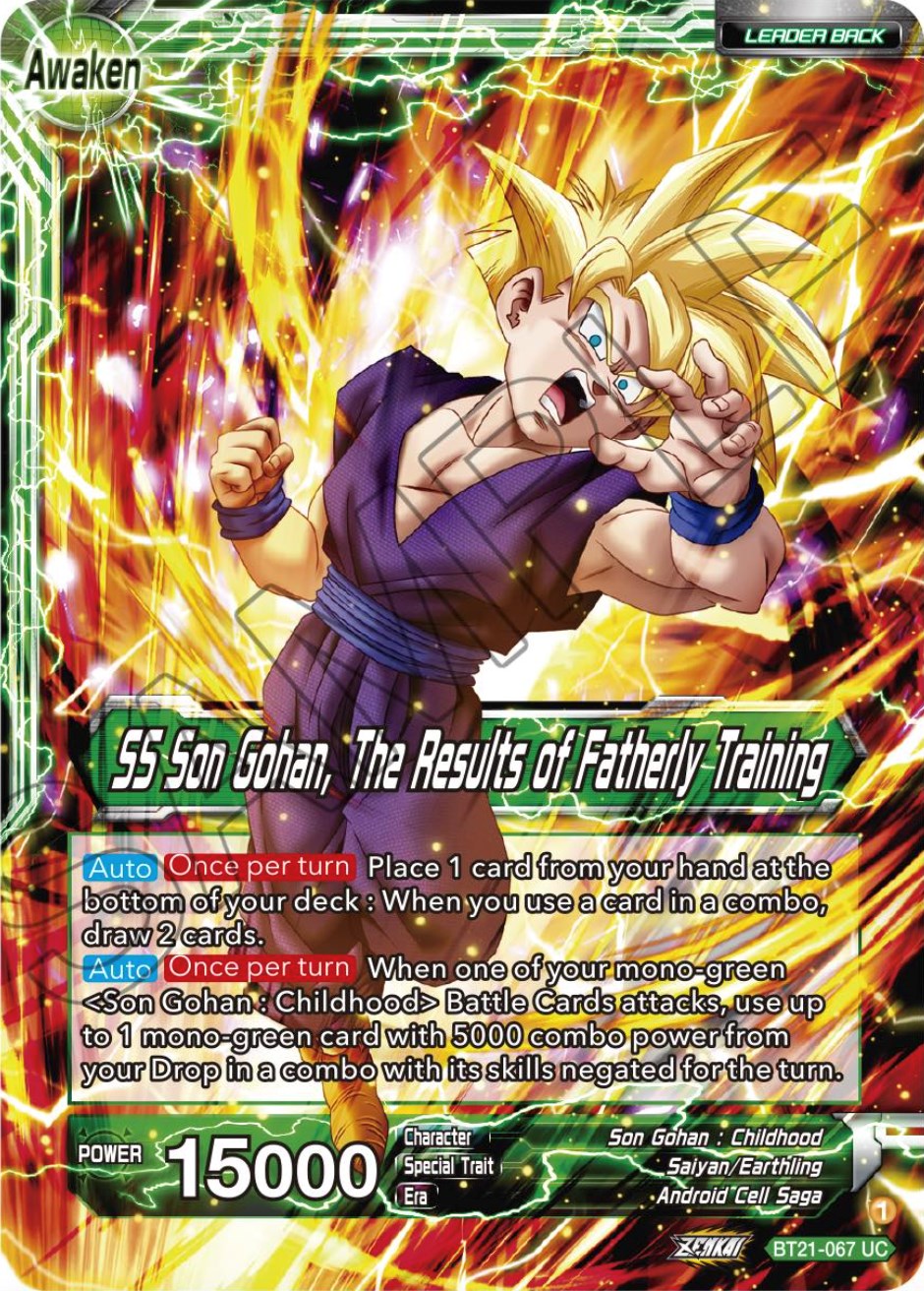 Son Gohan // SS Son Gohan, The Results of Fatherly Training (BT21-067) [Wild Resurgence] | Enigma On Main