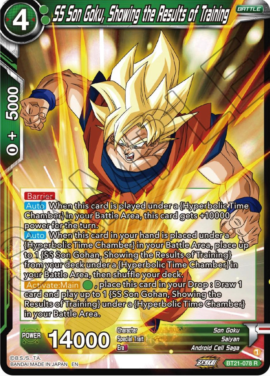 SS Son Goku, Showing the Results of Training (BT21-078) [Wild Resurgence] | Enigma On Main