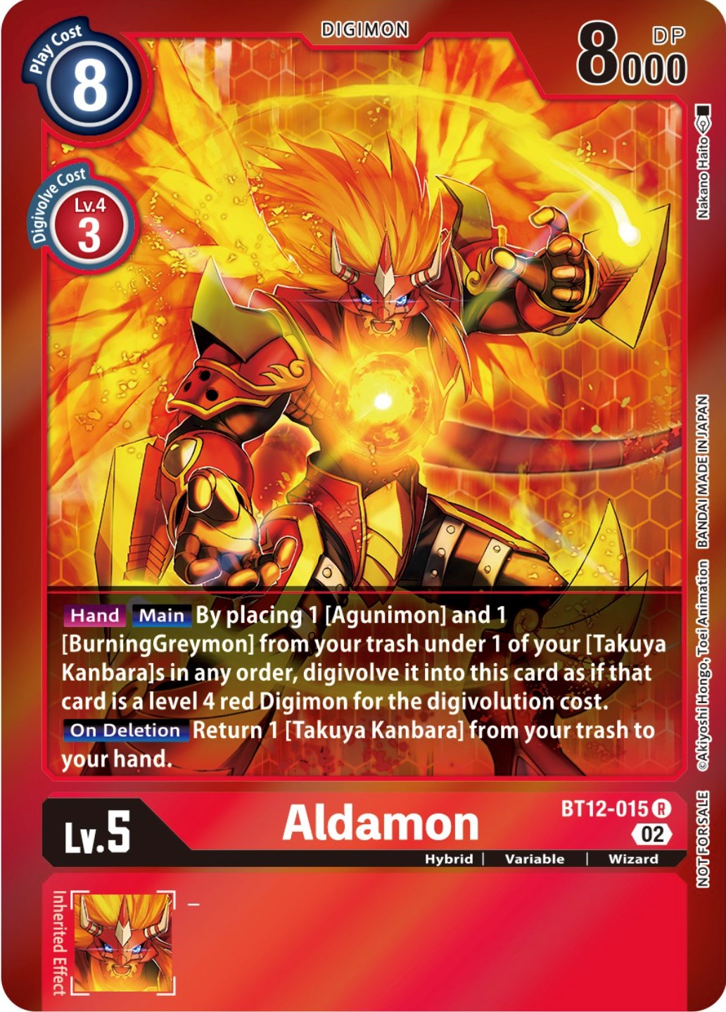 Aldamon [BT12-015] (Tamer Party -Special-) [Across Time Promos] | Enigma On Main