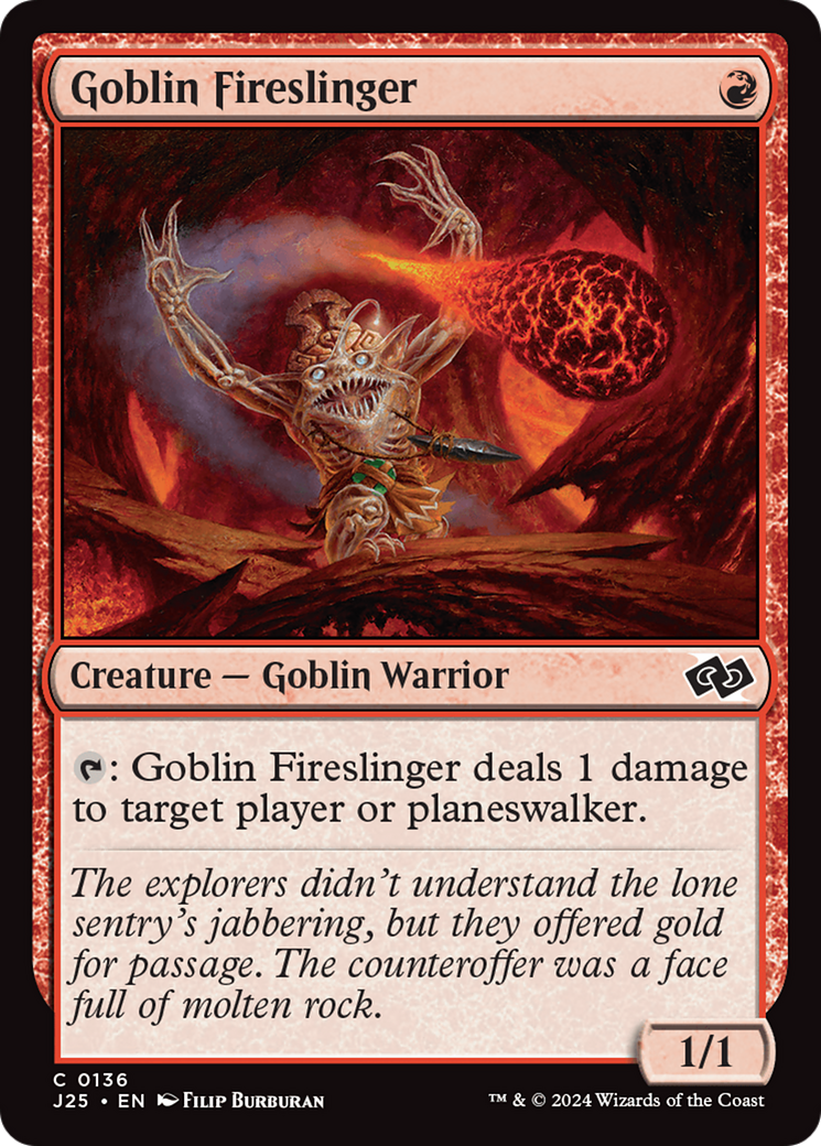 Goblin Fireslinger [Foundations Jumpstart] | Enigma On Main