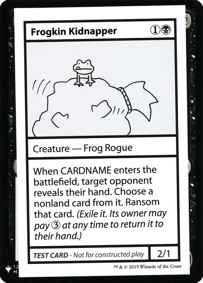 Frogkin Kidnapper [Mystery Booster Playtest Cards] | Enigma On Main