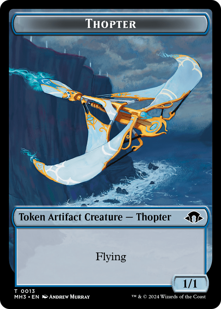 Phyrexian Germ // Thopter Double-Sided Token [Modern Horizons 3 Tokens] | Enigma On Main