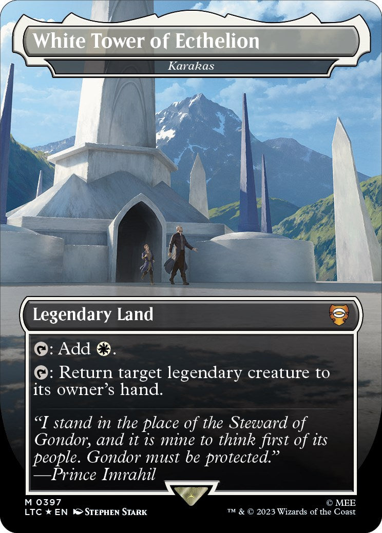 White Tower of Ecthelion - Karakas (Surge Foil Realms and Relics) [The Lord of the Rings: Tales of Middle-Earth Commander] | Enigma On Main