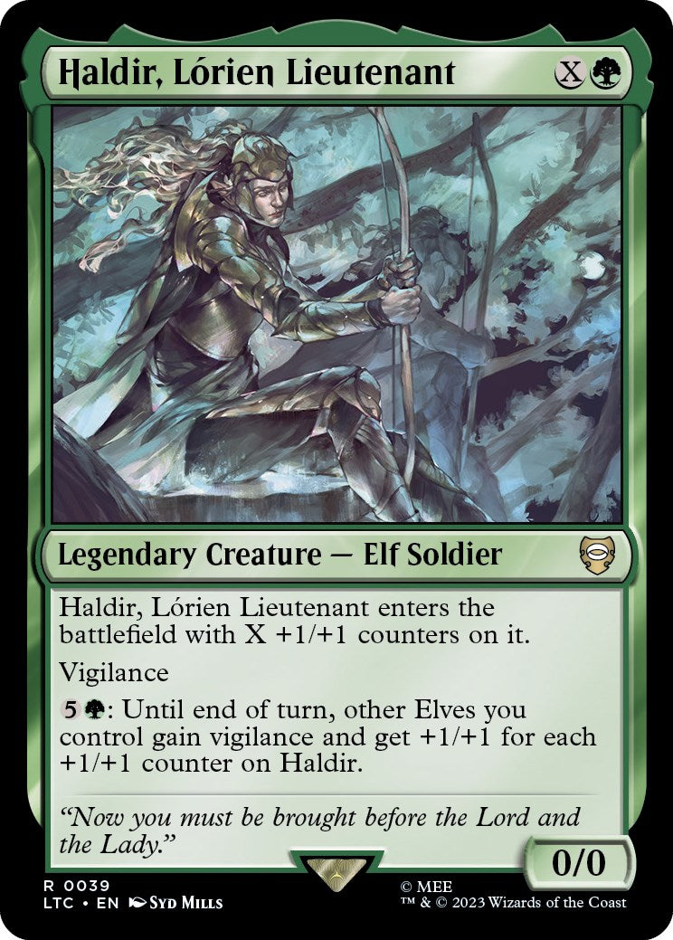 Haldir, Lorien Lieutenant [The Lord of the Rings: Tales of Middle-Earth Commander] | Enigma On Main