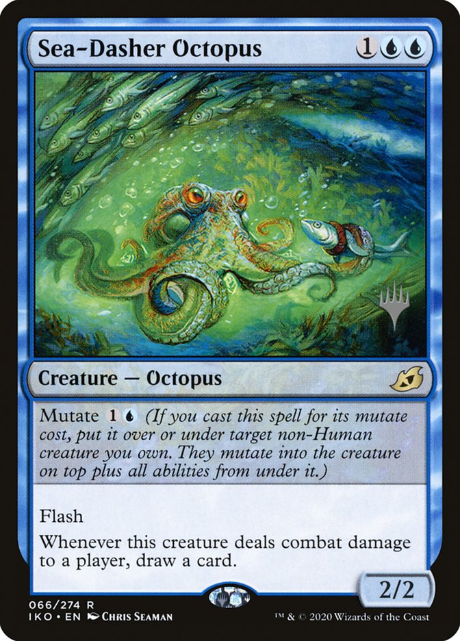 Sea-Dasher Octopus (Promo Pack) [Ikoria: Lair of Behemoths Promos] | Enigma On Main