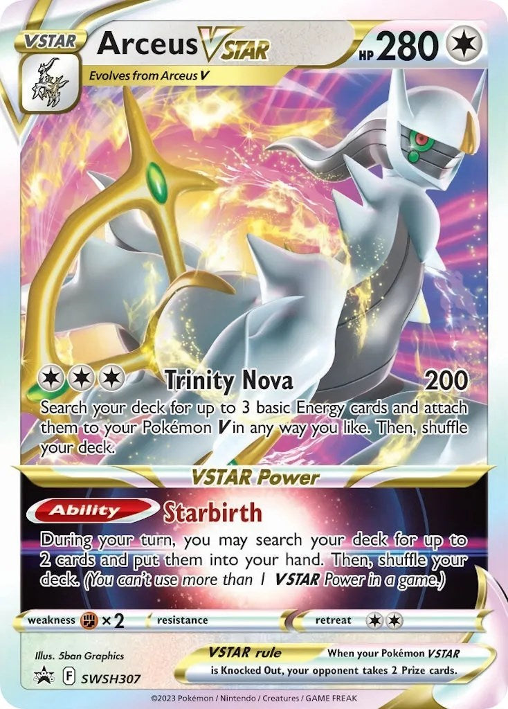 Arceus VSTAR (SWSH307) [Sword & Shield: Black Star Promos] | Enigma On Main