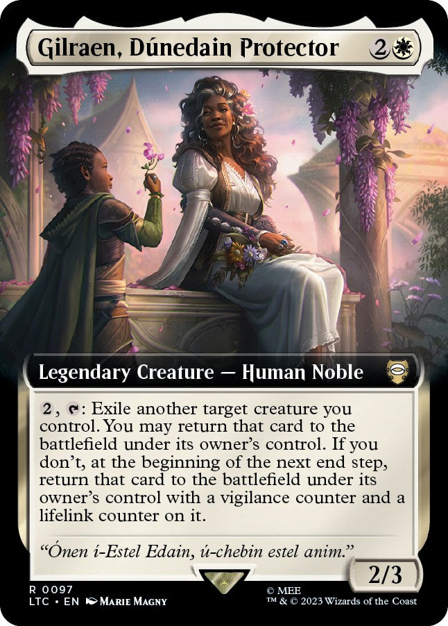 Gilraen, Dunedain Protector (Extended Art) [The Lord of the Rings: Tales of Middle-Earth Commander] | Enigma On Main