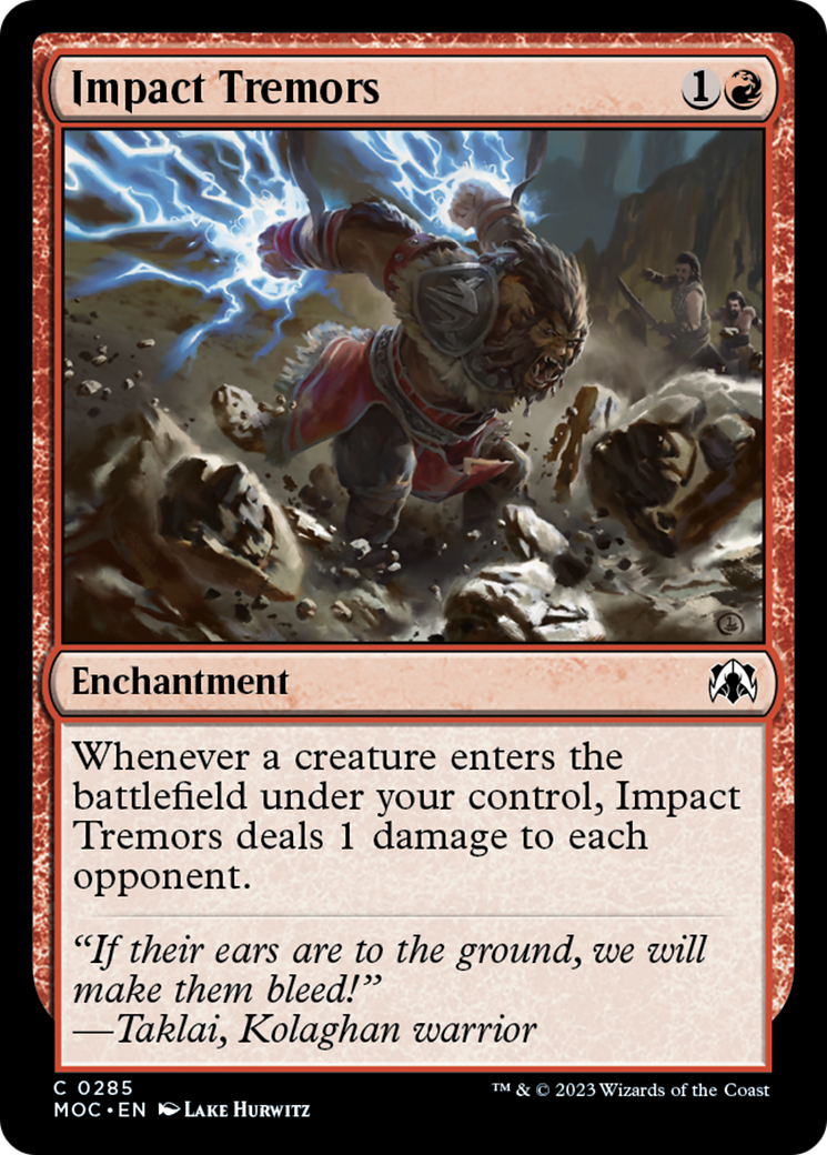 Impact Tremors [March of the Machine Commander] | Enigma On Main