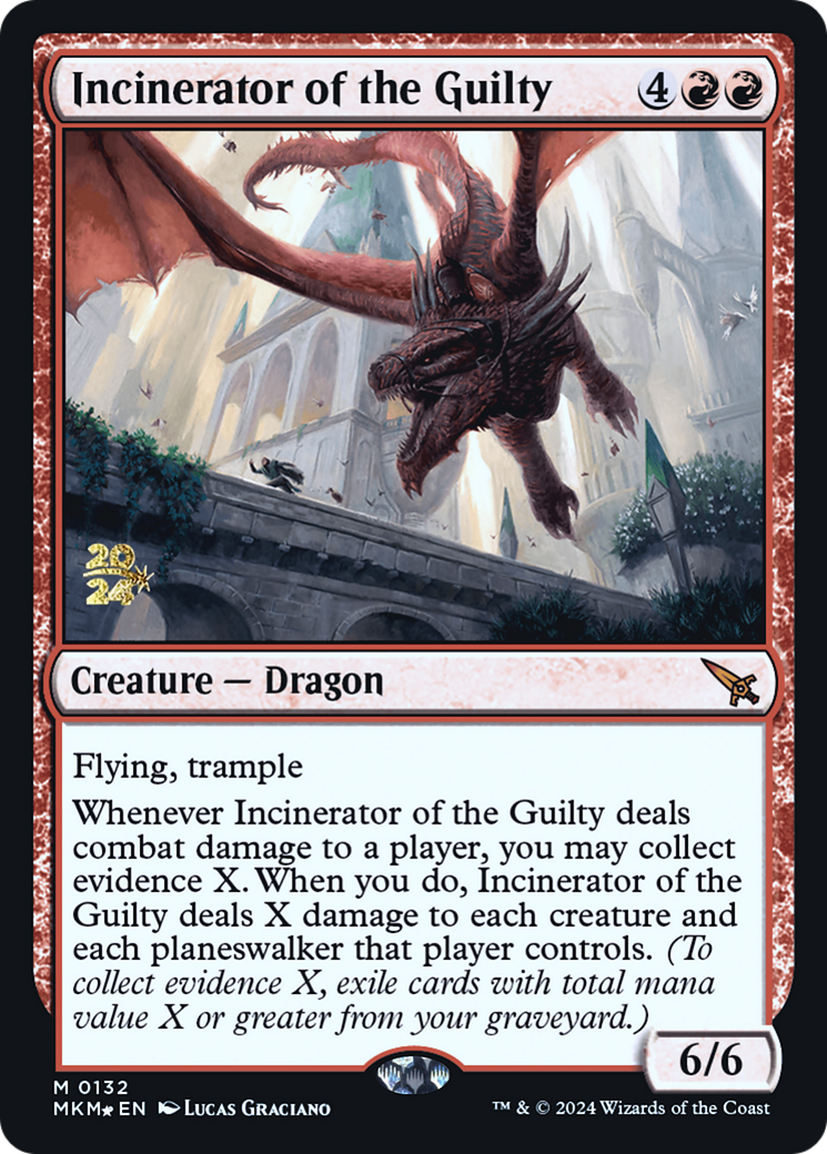 Incinerator of the Guilty [Murders at Karlov Manor Prerelease Promos] | Enigma On Main