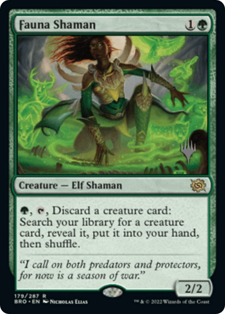 Fauna Shaman (Promo Pack) [The Brothers' War Promos] | Enigma On Main